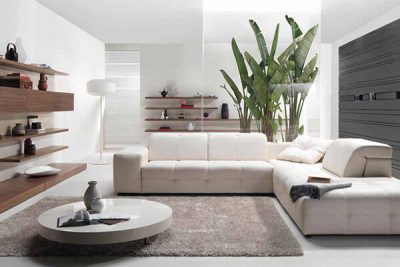 Đôn Sofa Phòng khách da thật 9029